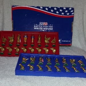2020 Battle For The White House Chess Set Limited Special Edition